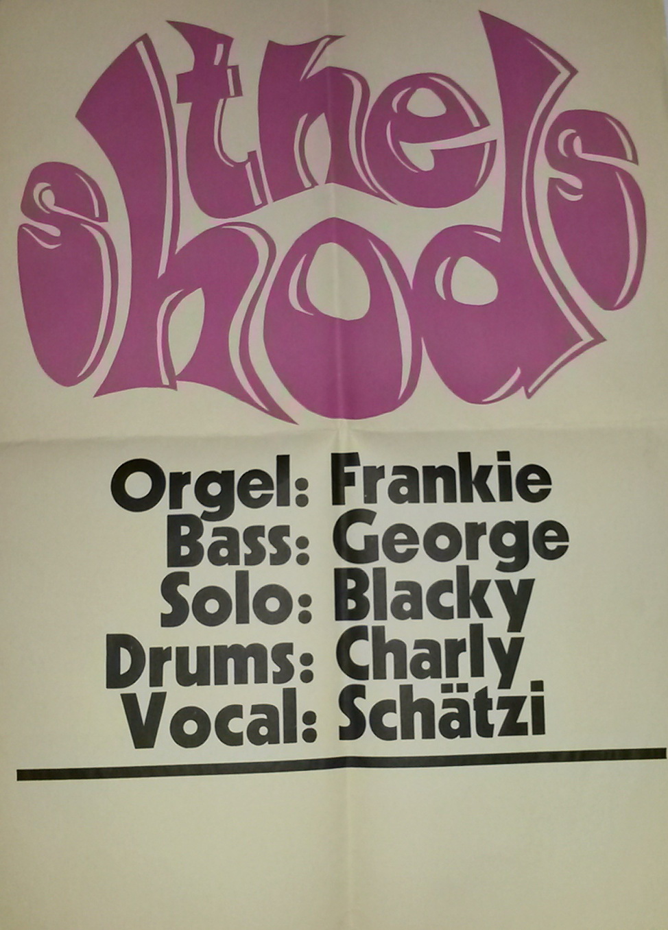 The Shods Plakat — Theshods Plakat 2