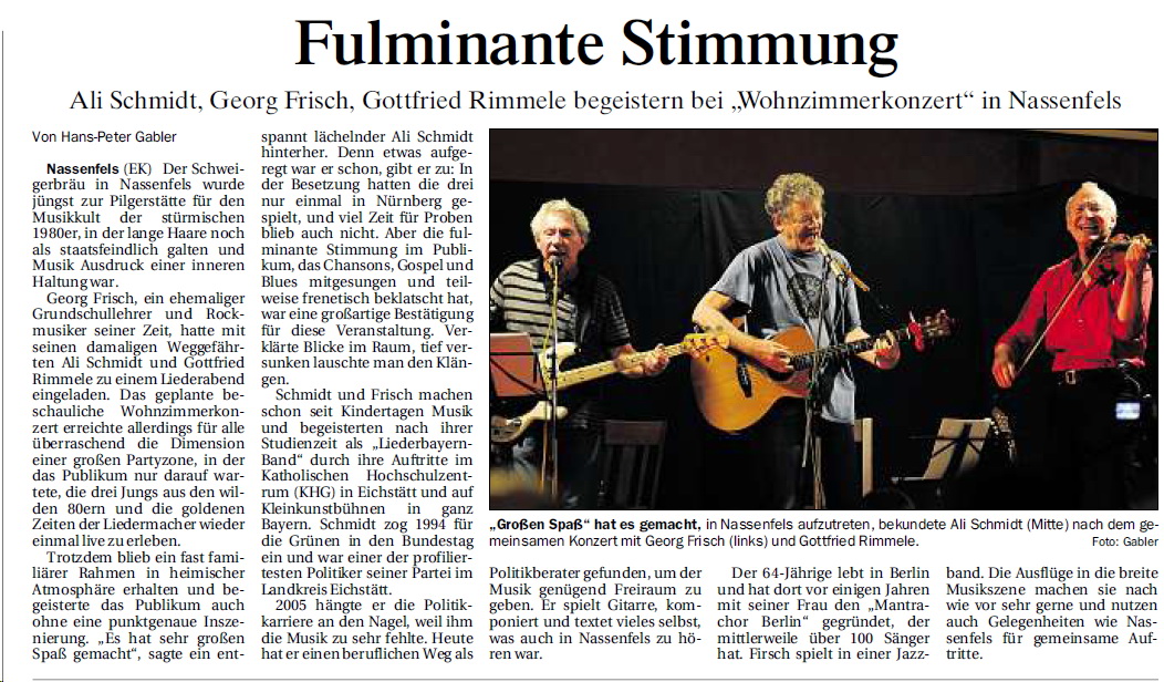 2015 Wohnzimmerkonzert Nassenfels